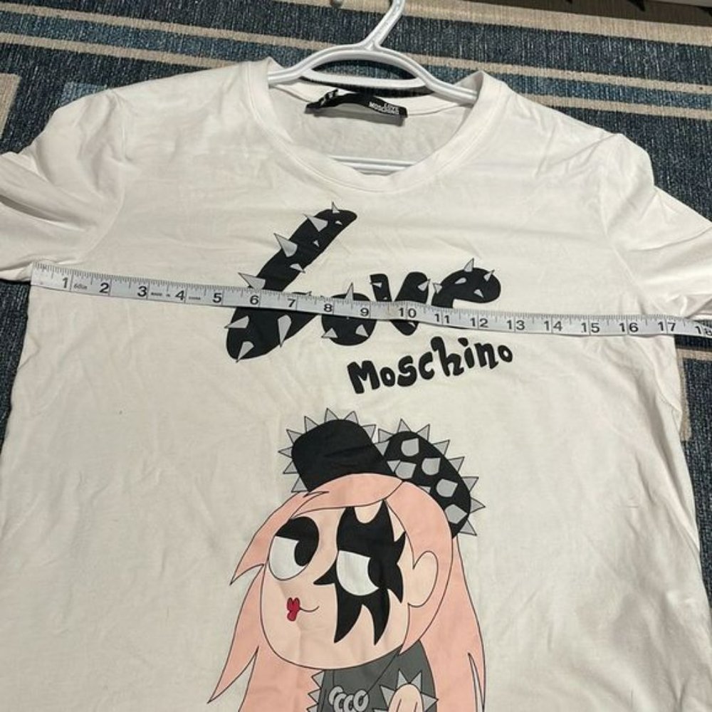 Love Moschino?punk girl print logo tshirt - Picture 9 of 11